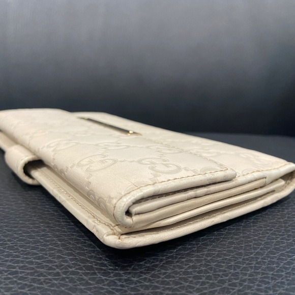 Gucci Margaux Guccissima Leather Long Wallet – Embossed GG – Chain Not Included - Picture 9 of 16